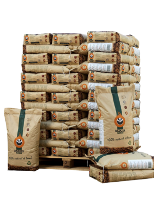 BADGER Pellets – Pallet van 65 zakken x 15 kg (975 kg)