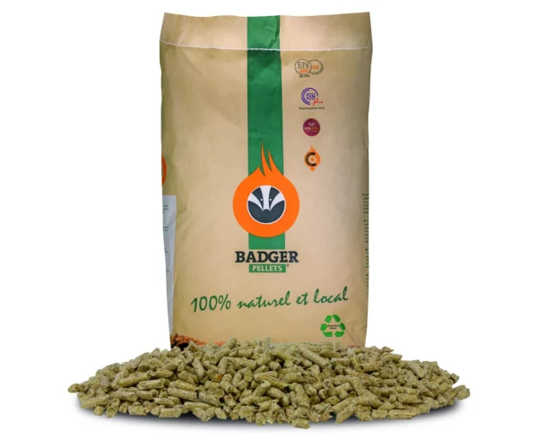 BADGER Pellets – Pallet van 65 zakken x 15 kg (975 kg)