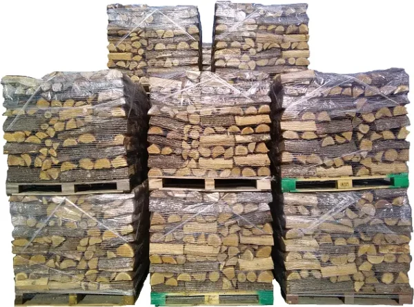 Brandhout 33 cm – Gestapeld op pallet 1,75 m³ (2,5 stères)