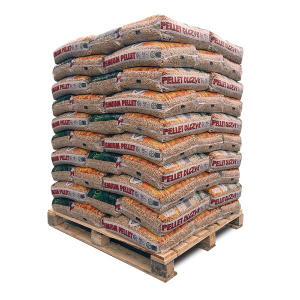 Olczyk Houtpellets - Witte pellets - Pallet van 70 zakken x 15 kg