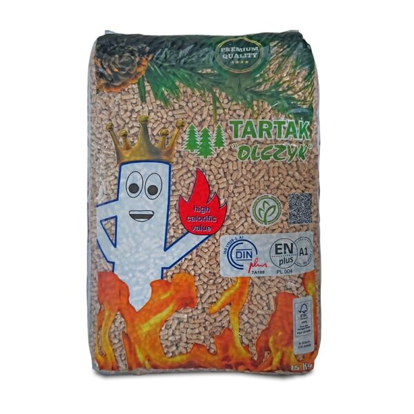 Olczyk Houtpellets - Witte pellets - Pallet van 70 zakken x 15 kg