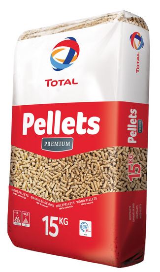 TOTAL Pellets Premium Rood – Pallet van 66 zakken x 15 kg