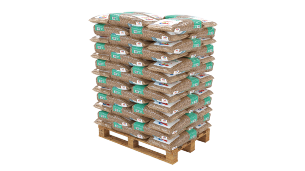 Total Pellets Premium Groen – Pallet van 66 zakken x 15 kg