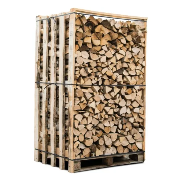 Haardhout Box – 3 stère / 30–33 cm / Pallet 2,1 m³ (eik & beuk)