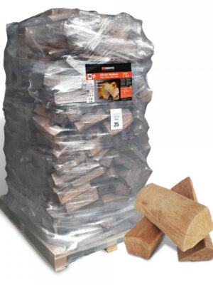 Bal geëtuveerd haardhout 25 cm – 2,6 stère / Eik & Beuk