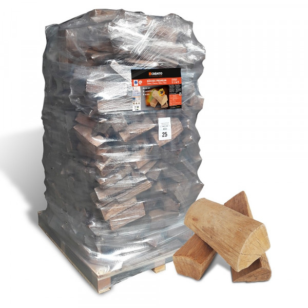 Bal geëtuveerd haardhout 25 cm – 2,6 stère / Eik & Beuk