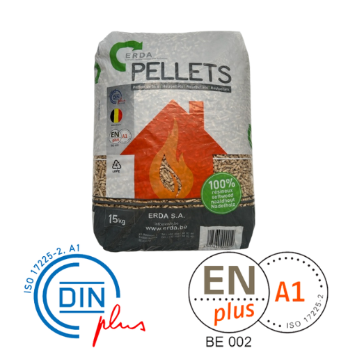 ERDA Pellets - Pallet van 65 zakken x 15 kg