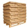 Piveteau Gecomprimeerde Daghoutblokken – Pallet 104 pakken