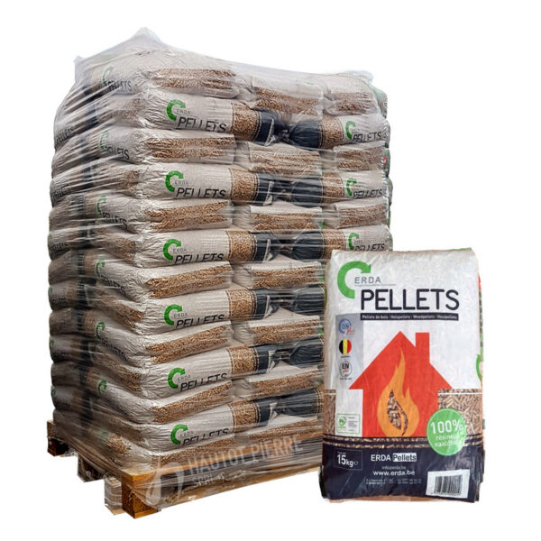 ERDA Pellets - Pallet van 65 zakken x 15 kg