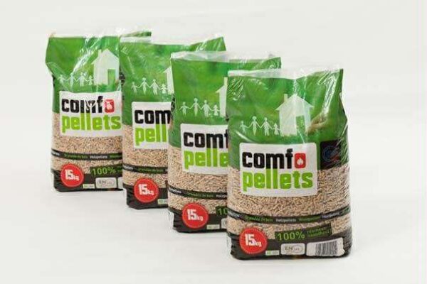 Comfo Pellets – Pallet van 65 zakken x 15 kg (975 kg)